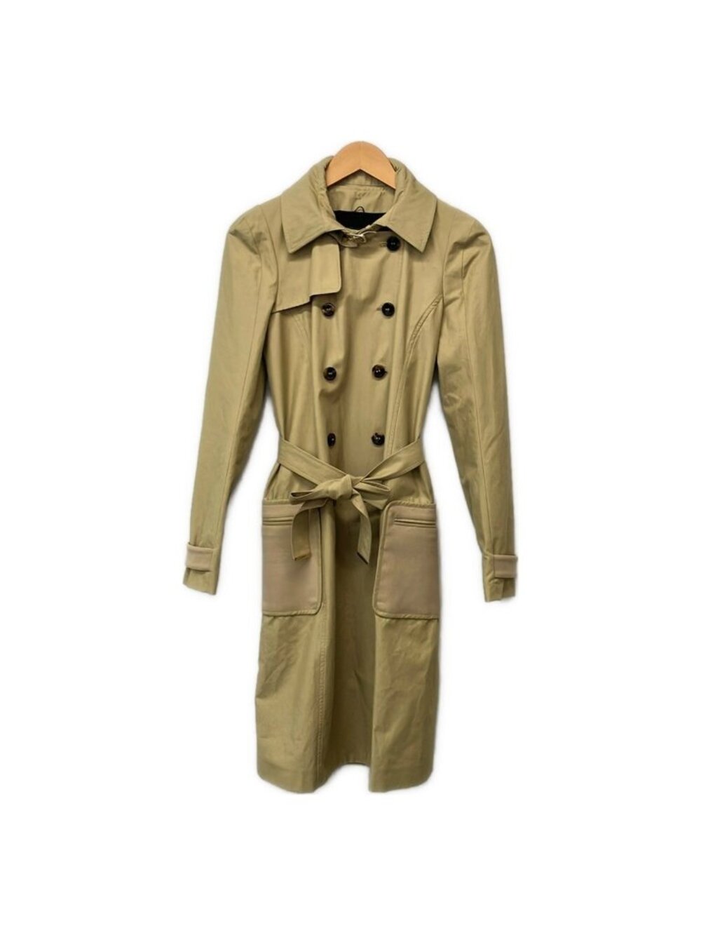Fendi Coat 40 M Beige Long Sleeve Spring Autumn